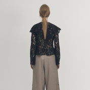 TOLPA LACE BLACK BLOUSE