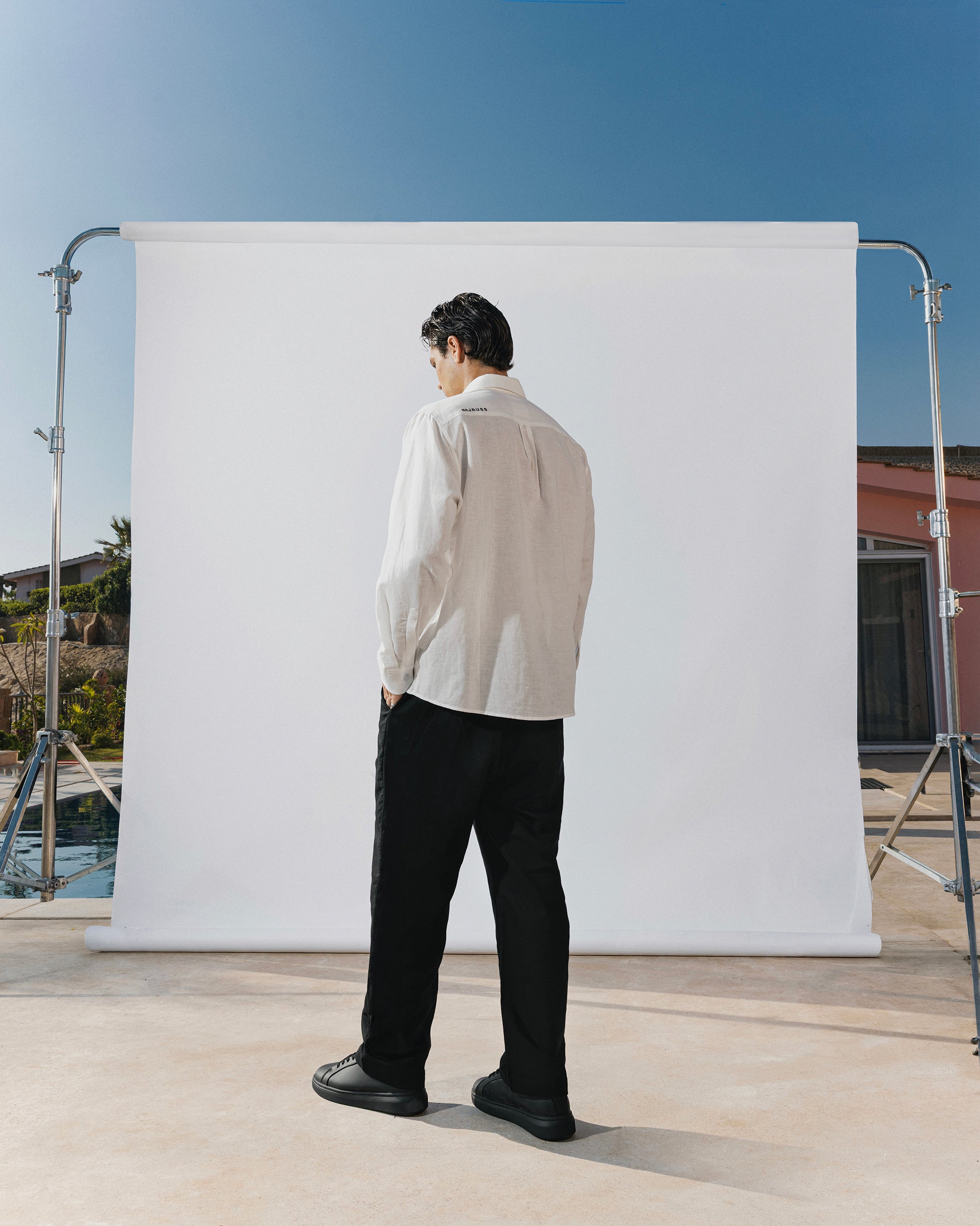 Long sleeve white shirt solmare