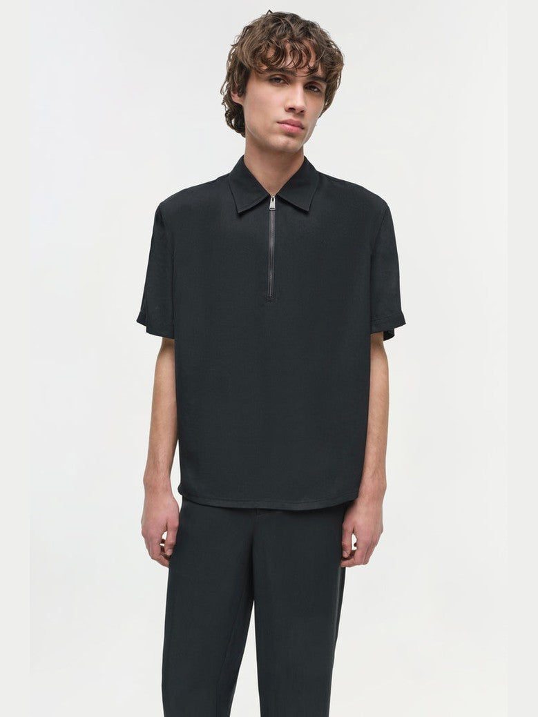 Ethan s/s zip popover