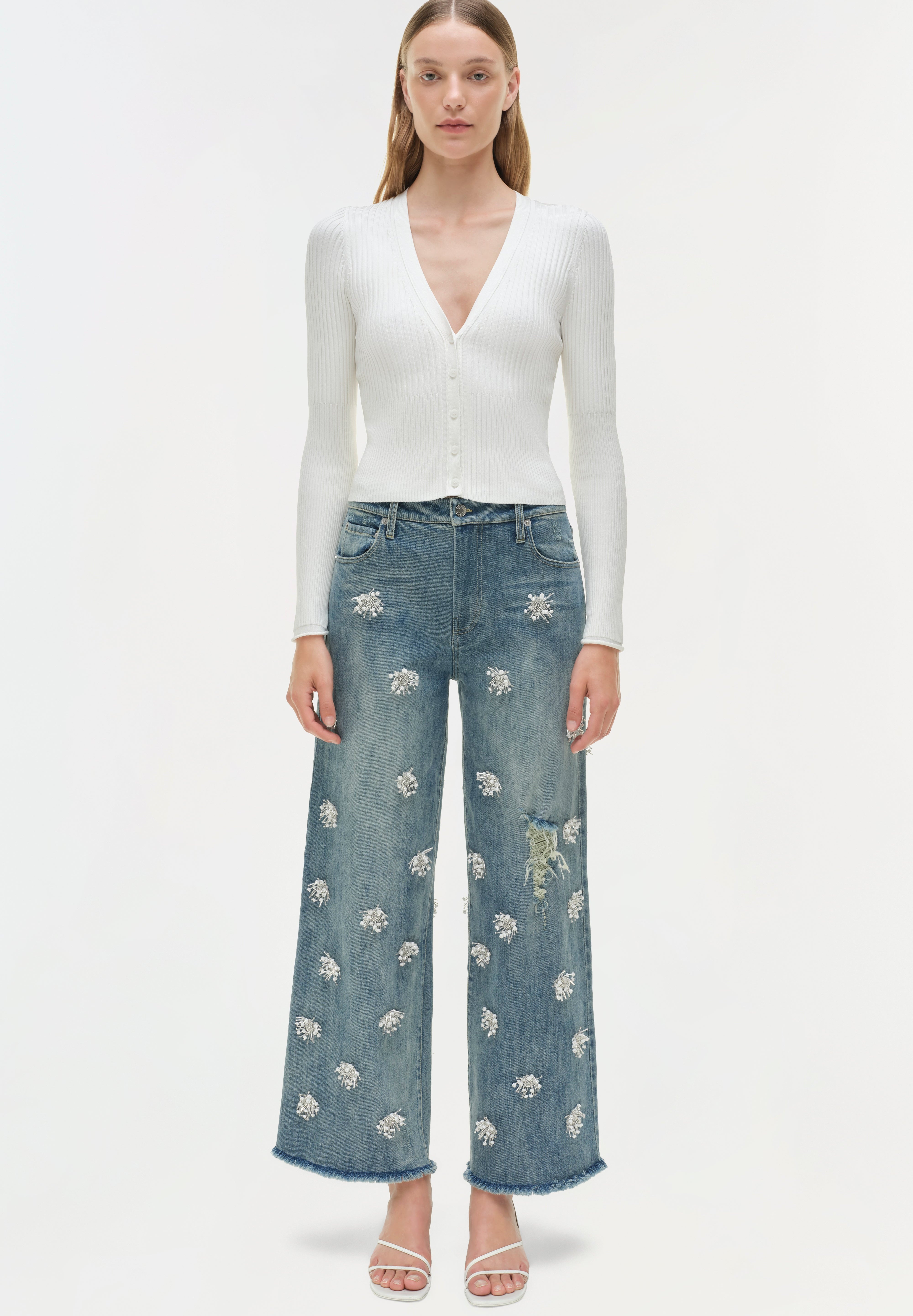 JUDE WIDE CROP JEAN