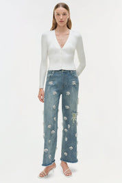 JUDE WIDE CROP JEAN