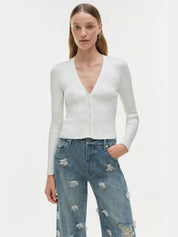 Jude wide crop jean