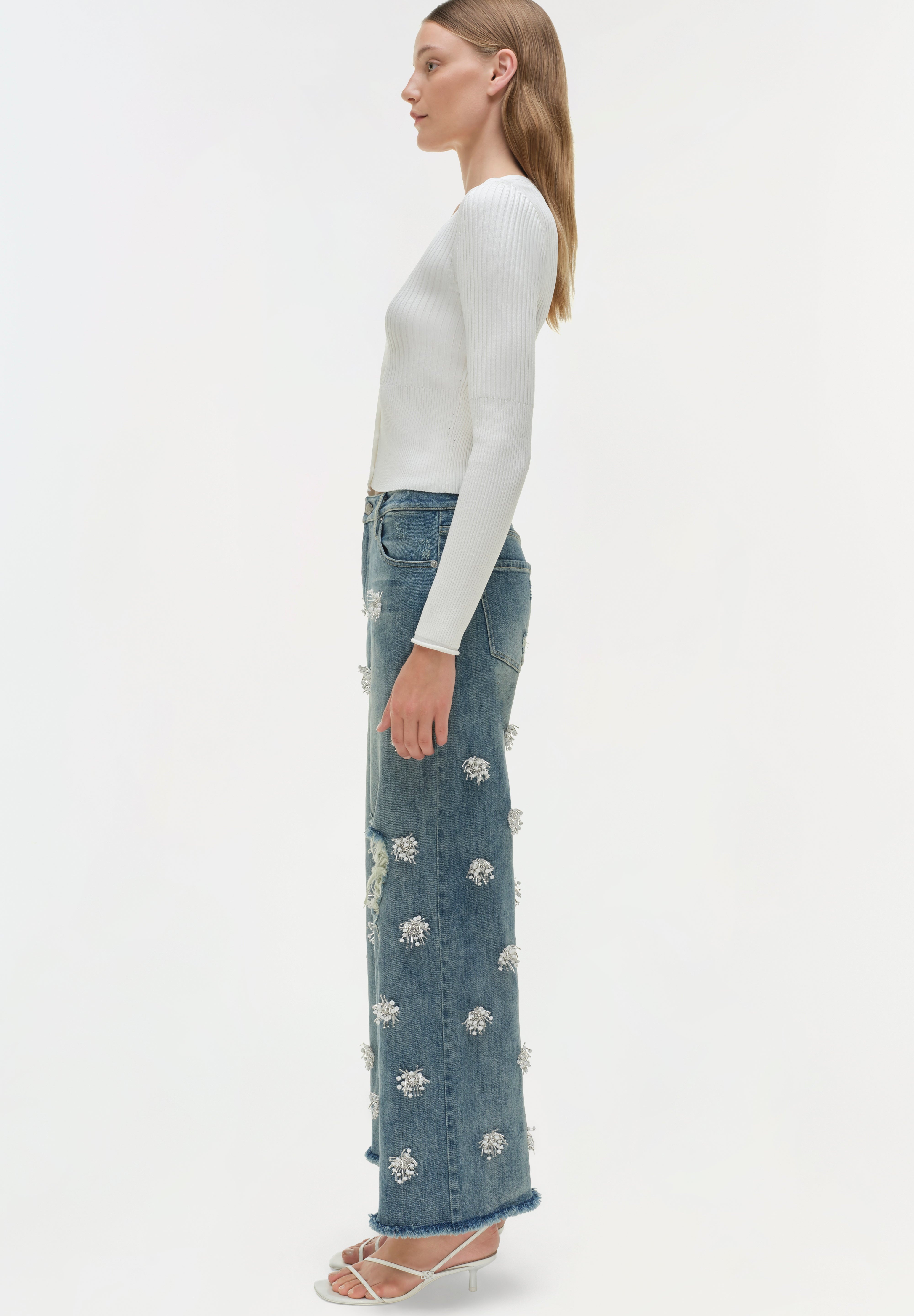 JUDE WIDE CROP JEAN