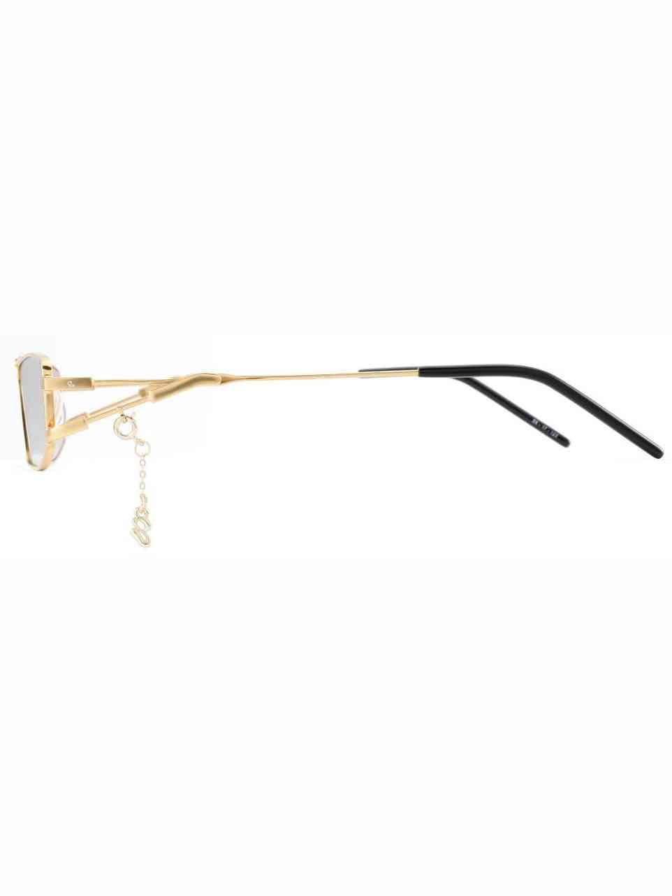 Gold black sunglasses