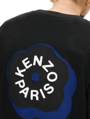 'boke flower 2.0' embroidered oversized t-shirt in cotton