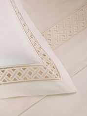 Lozenge lace bedset +2/51x71 20"x28"