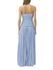 Danielle crinkle jersey bustier gown