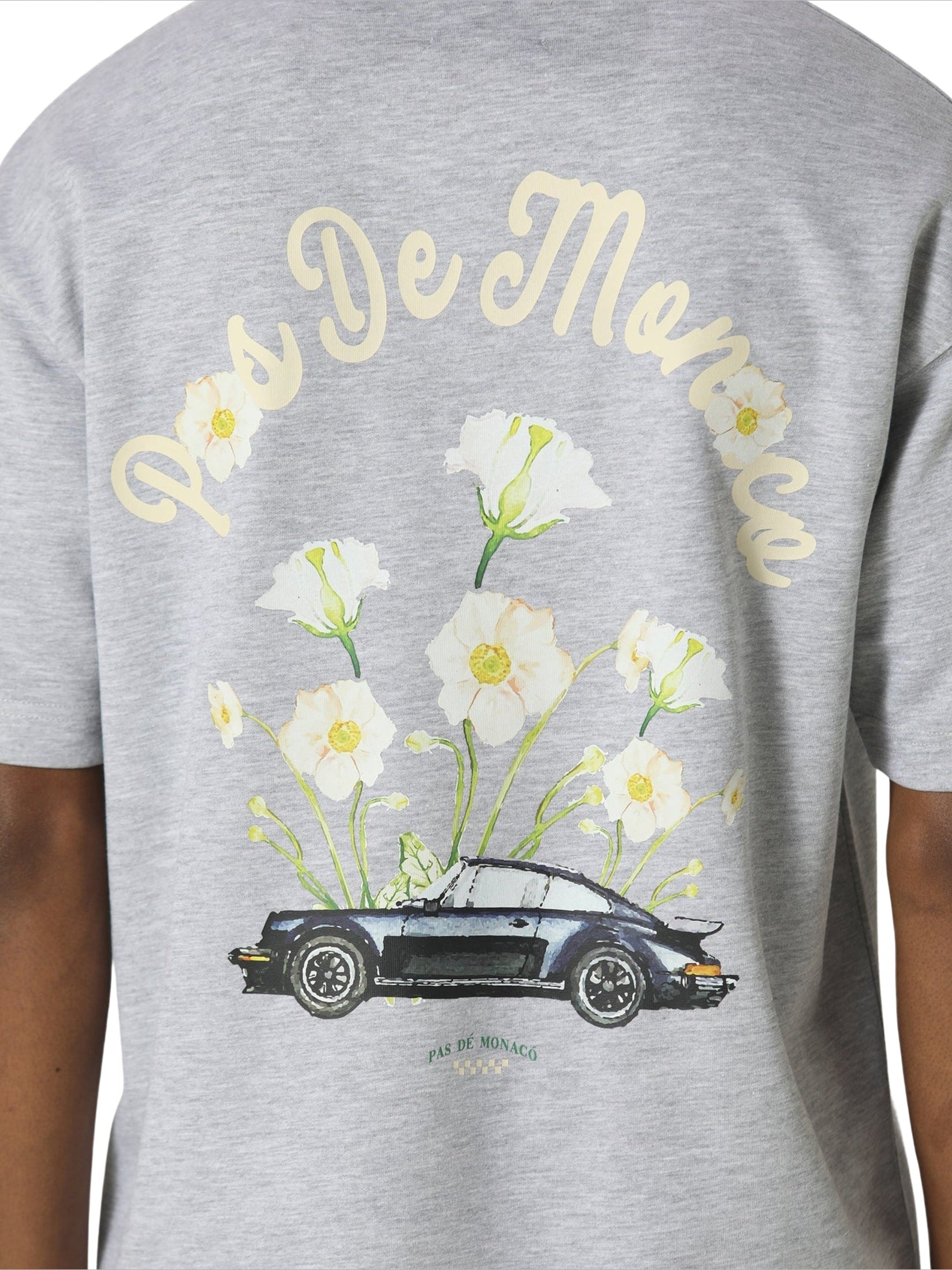 Pink reverie t-shirt marl grey