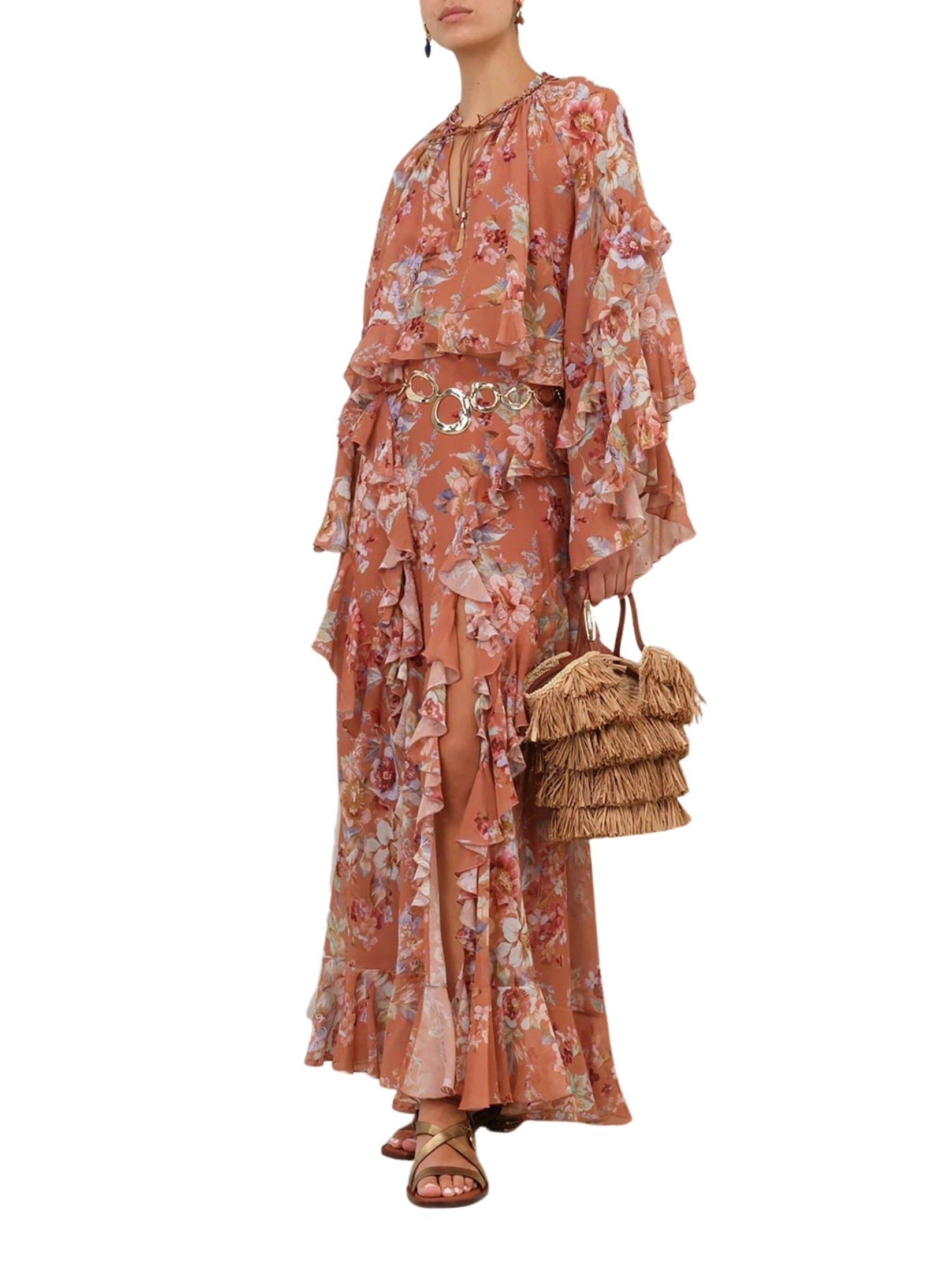 Awaken ruffle blouse
