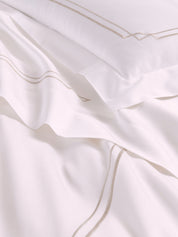 Layering embroidery duvet cover