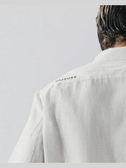 Short sleeve white shirt solmare