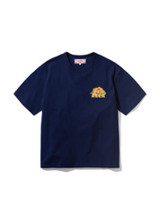 AECA TROPICAL THINGS HALF SLEEVE-NAVY