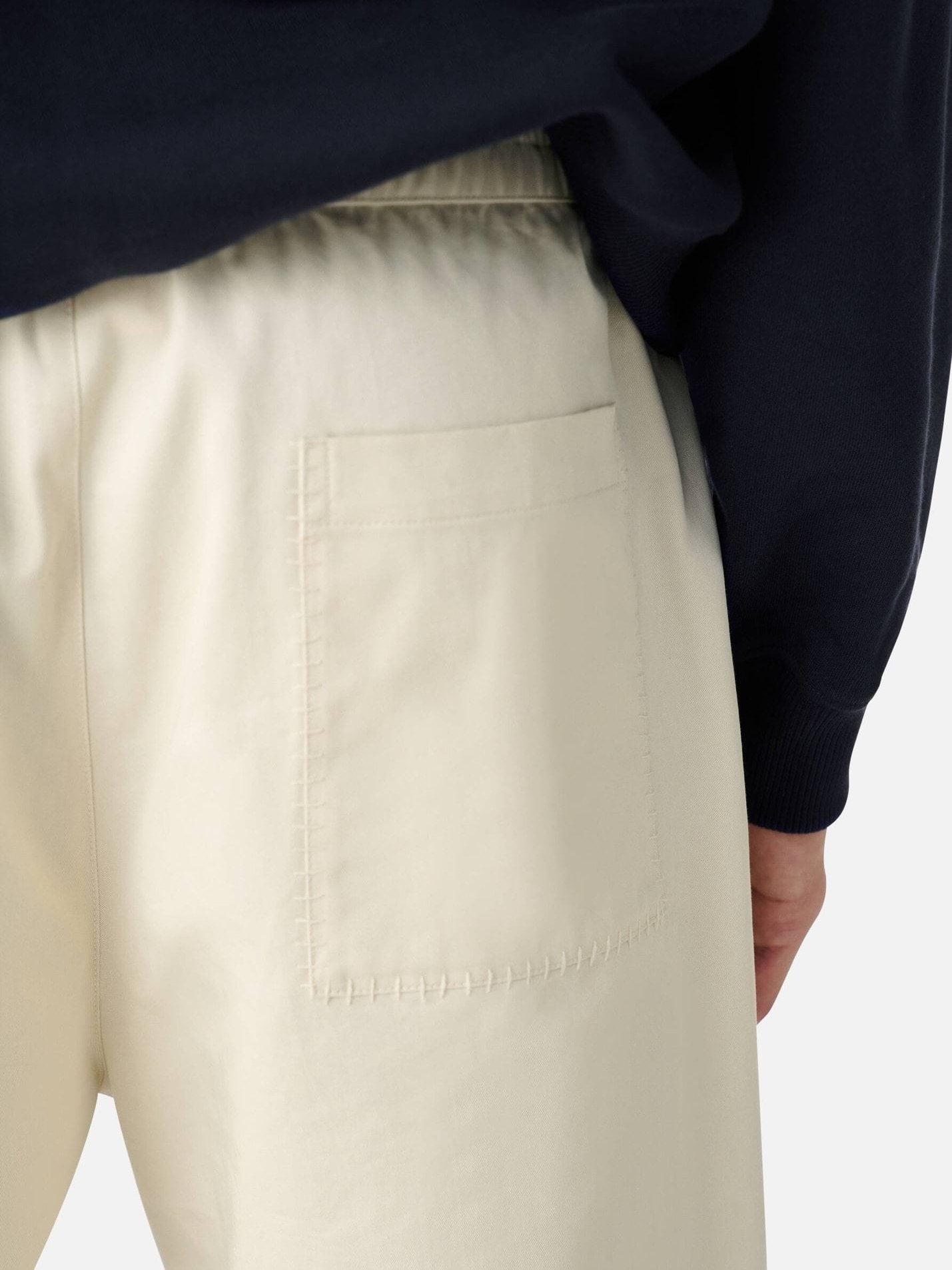 Stitch embroidered shorts