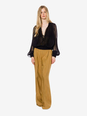 Organic organic chiffon blouse