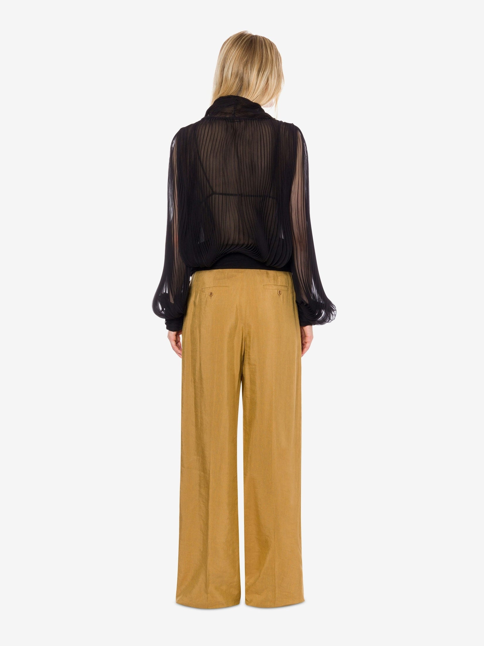 Organic organic chiffon blouse