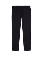 Wool cotton twill slim chinos