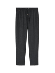 Wool blend micro boucle joggers