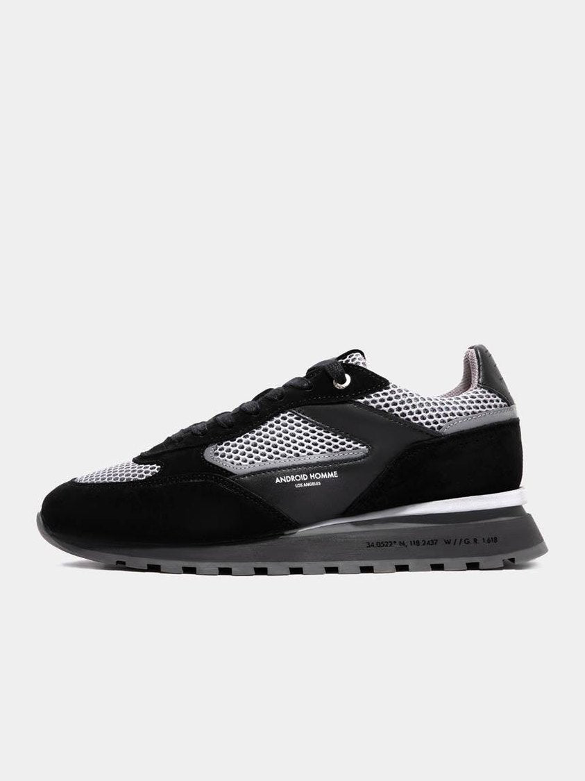 Lechuza racer | black suede himalaya mesh