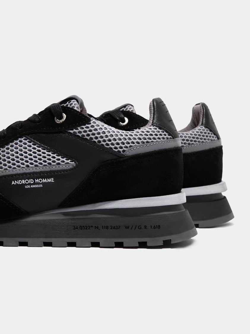 Lechuza racer | black suede himalaya mesh