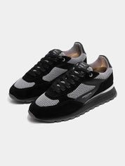 Lechuza racer | black suede himalaya mesh