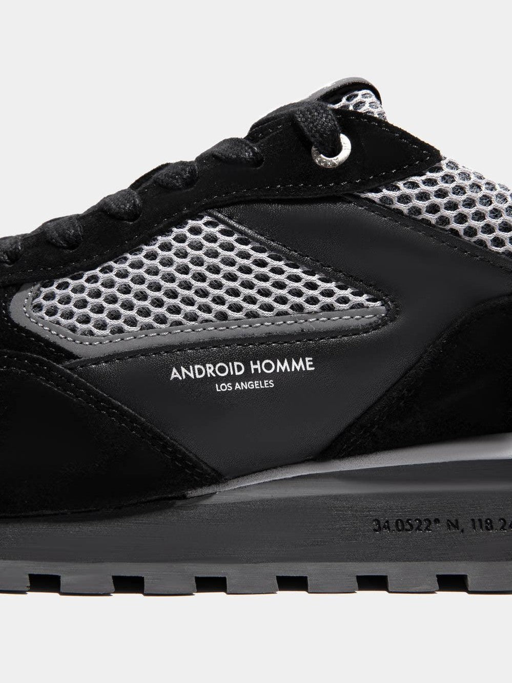 Lechuza racer | black suede himalaya mesh