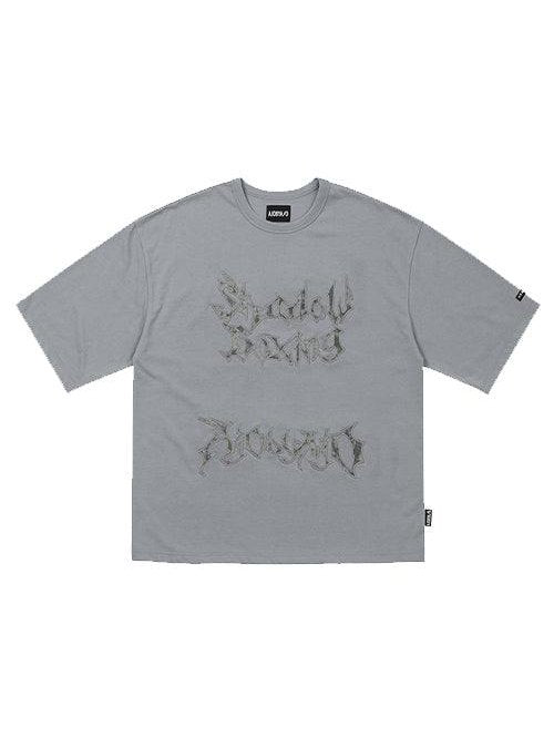 Shadow boxing applique t-shirt