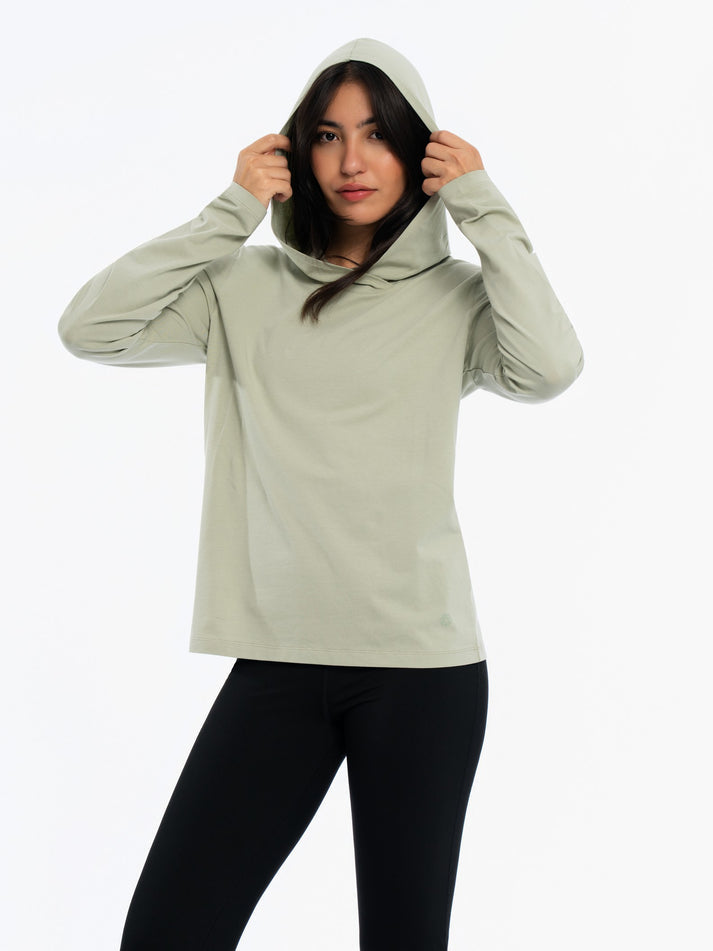Hooded top