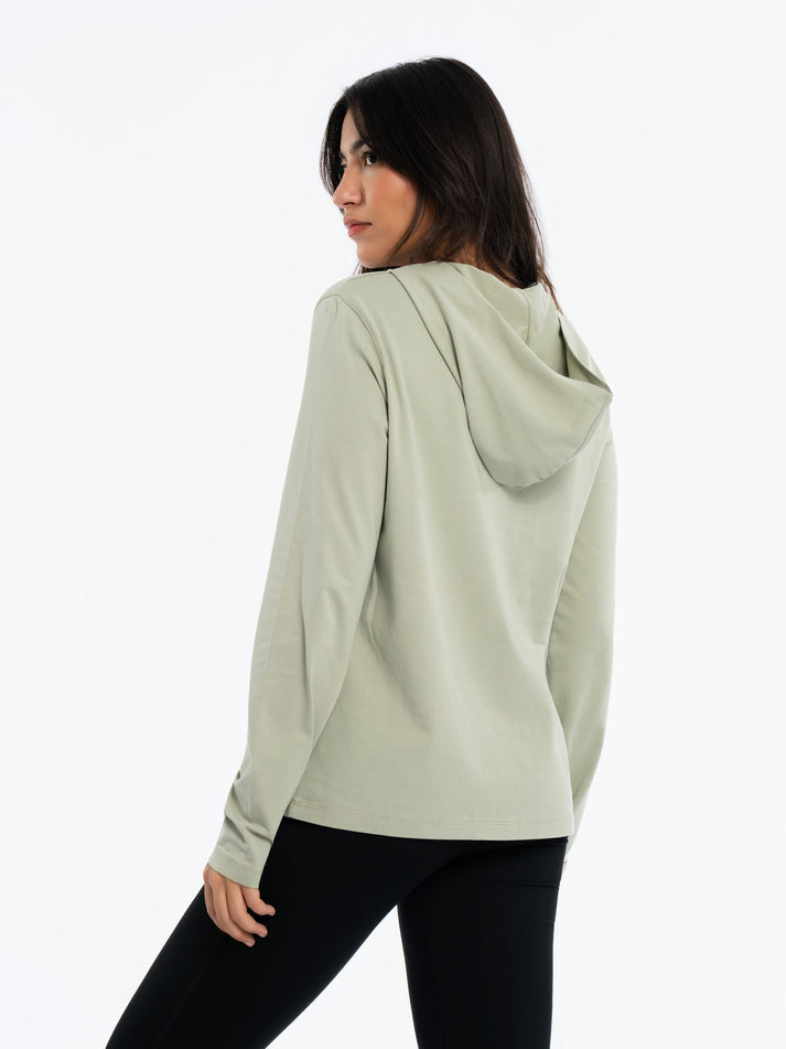 Hooded top
