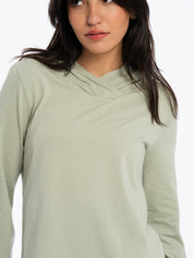 Hooded top