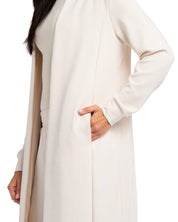 Pleated abaya