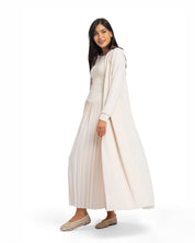 Pleated abaya