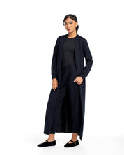 Pleated abaya