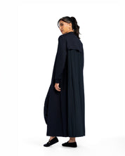 Pleated abaya