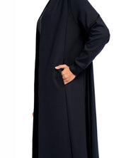 Pleated abaya