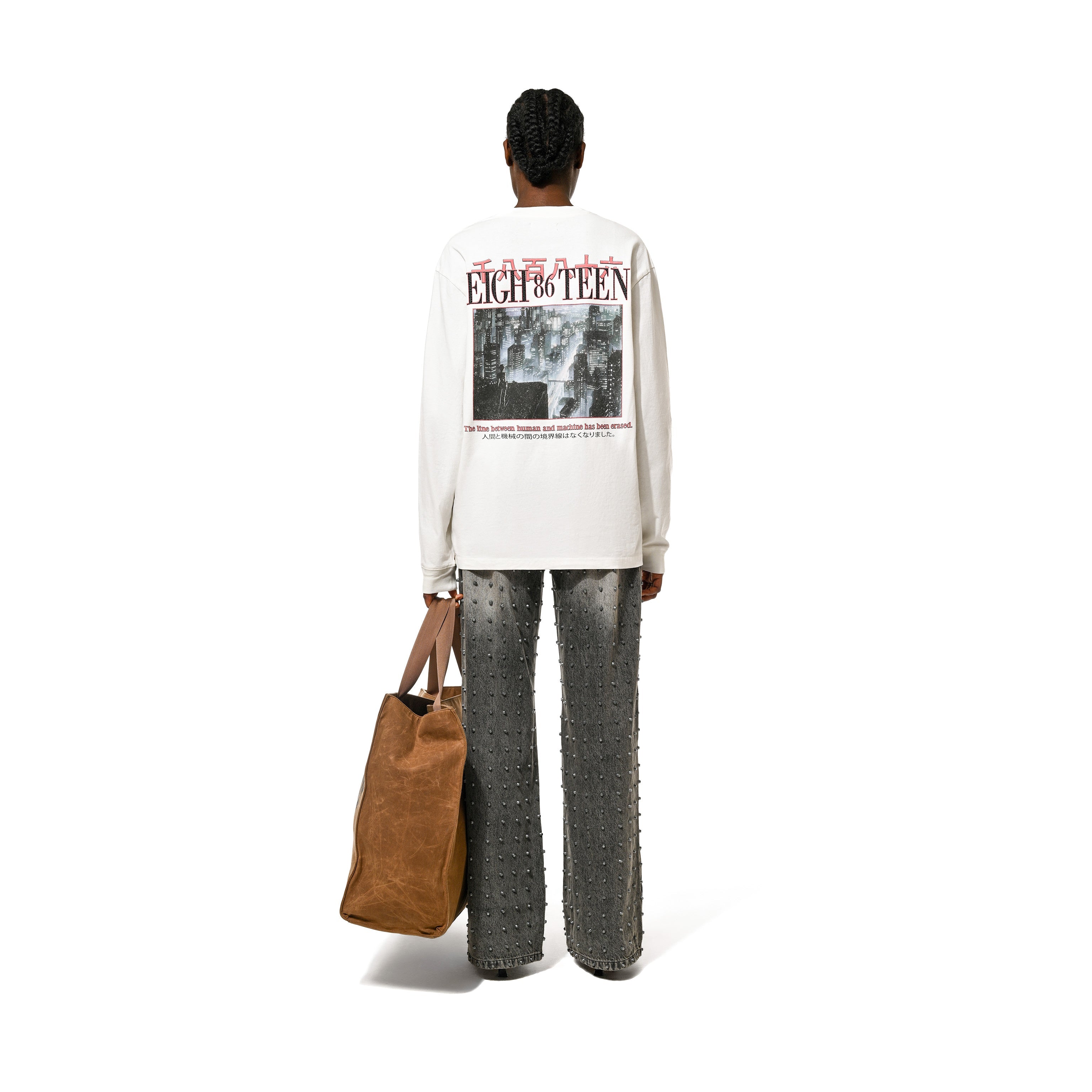 SKYLINE LONG SLEEVE TEE - WHITE