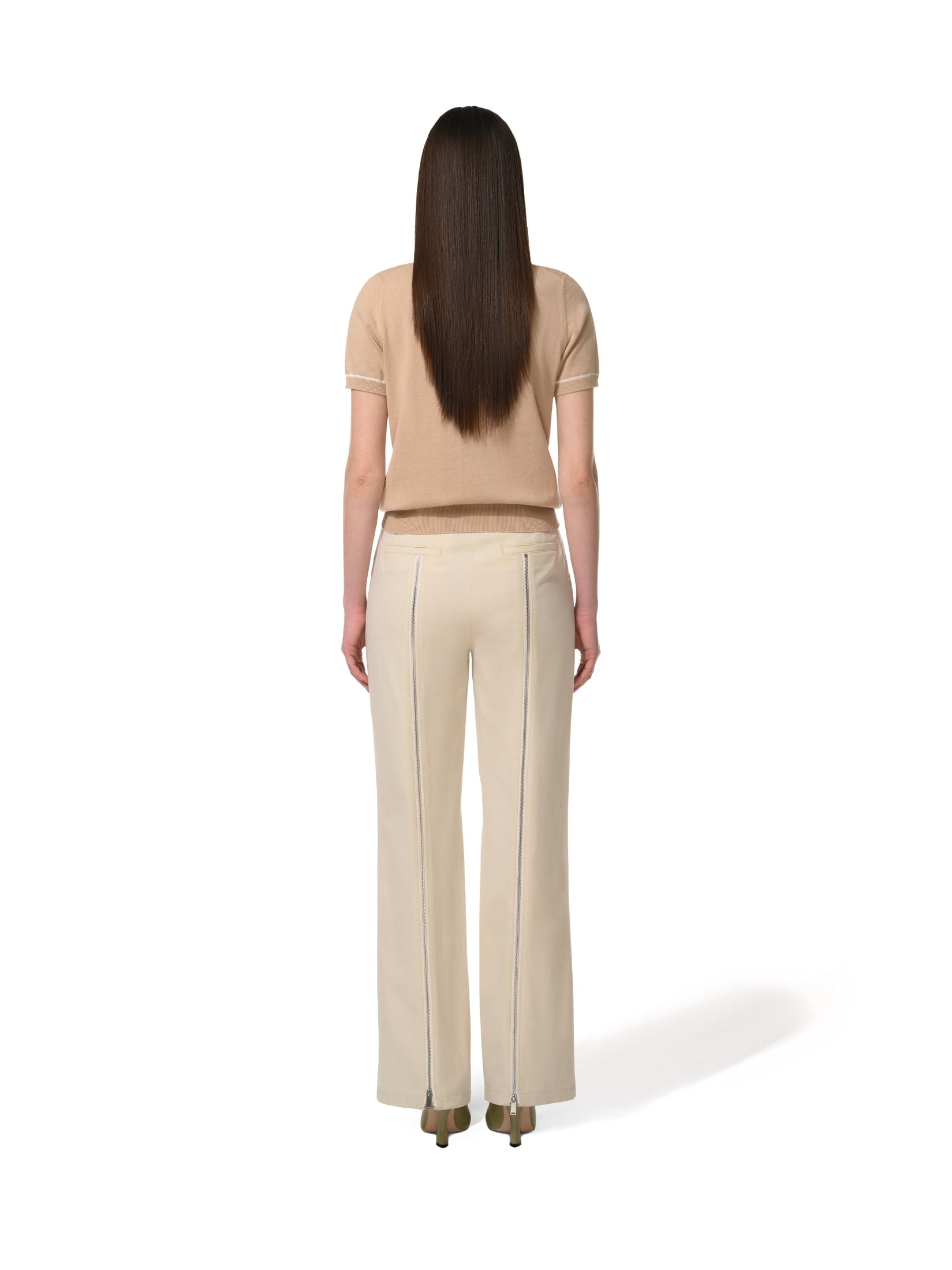 1886 knitted beige polo