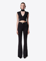 Star stud sleeveless top