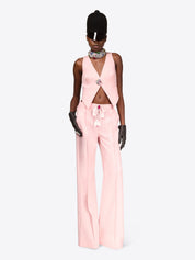 Crystal gemstone cluster gilet