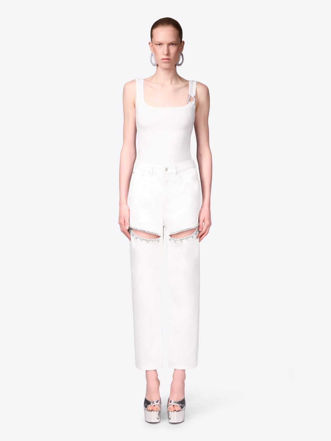 Crystal link tank top
