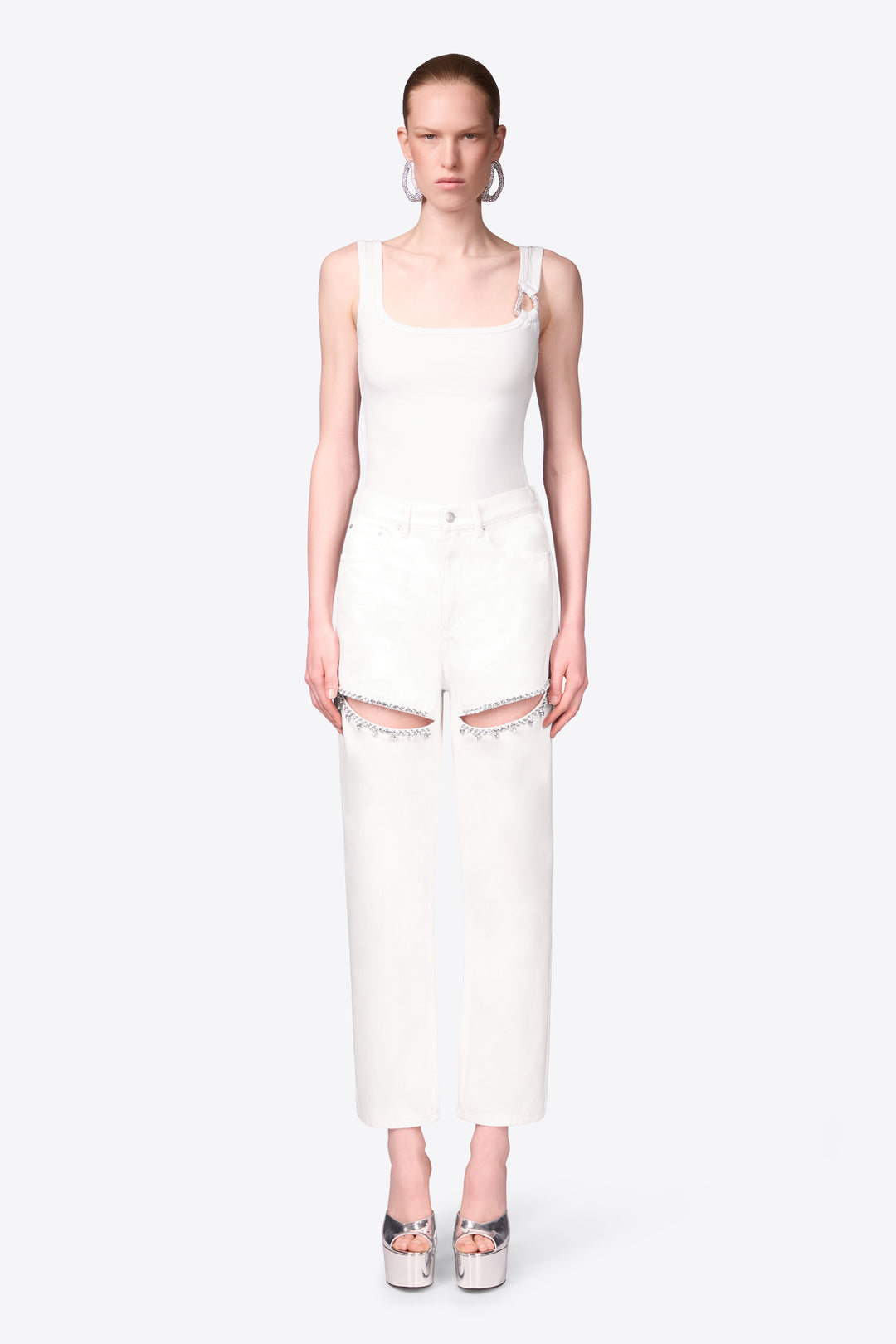 CRYSTAL LINK TANK TOP