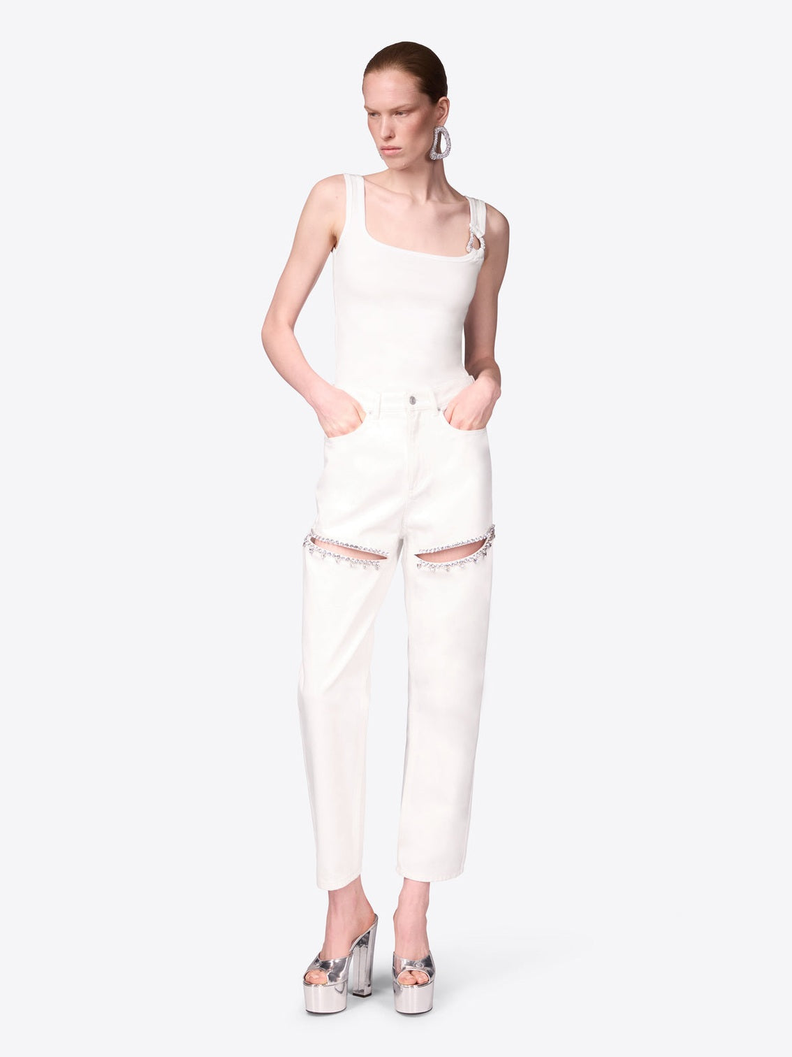 Crystal link tank top