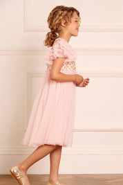 AUTUMN LEAVES BODICE KIDS DRESS