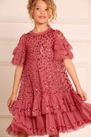 AUTUMN LEAVES KIDS DRESS