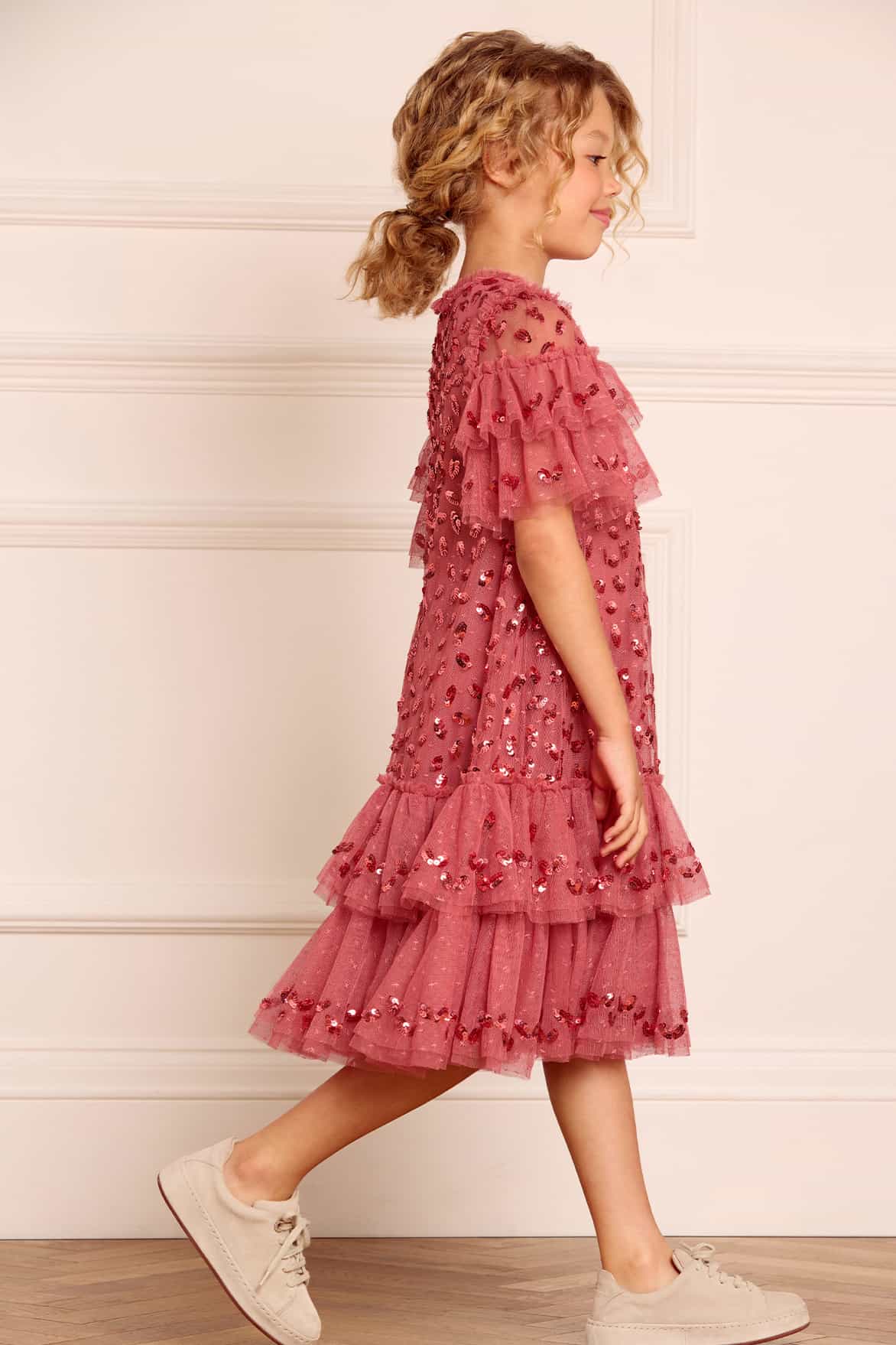 AUTUMN LEAVES KIDS DRESS