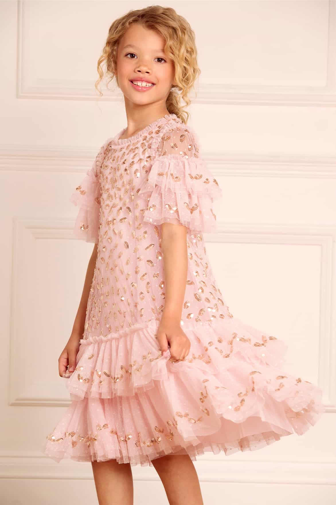 AUTUMN LEAVES KIDS DRESS