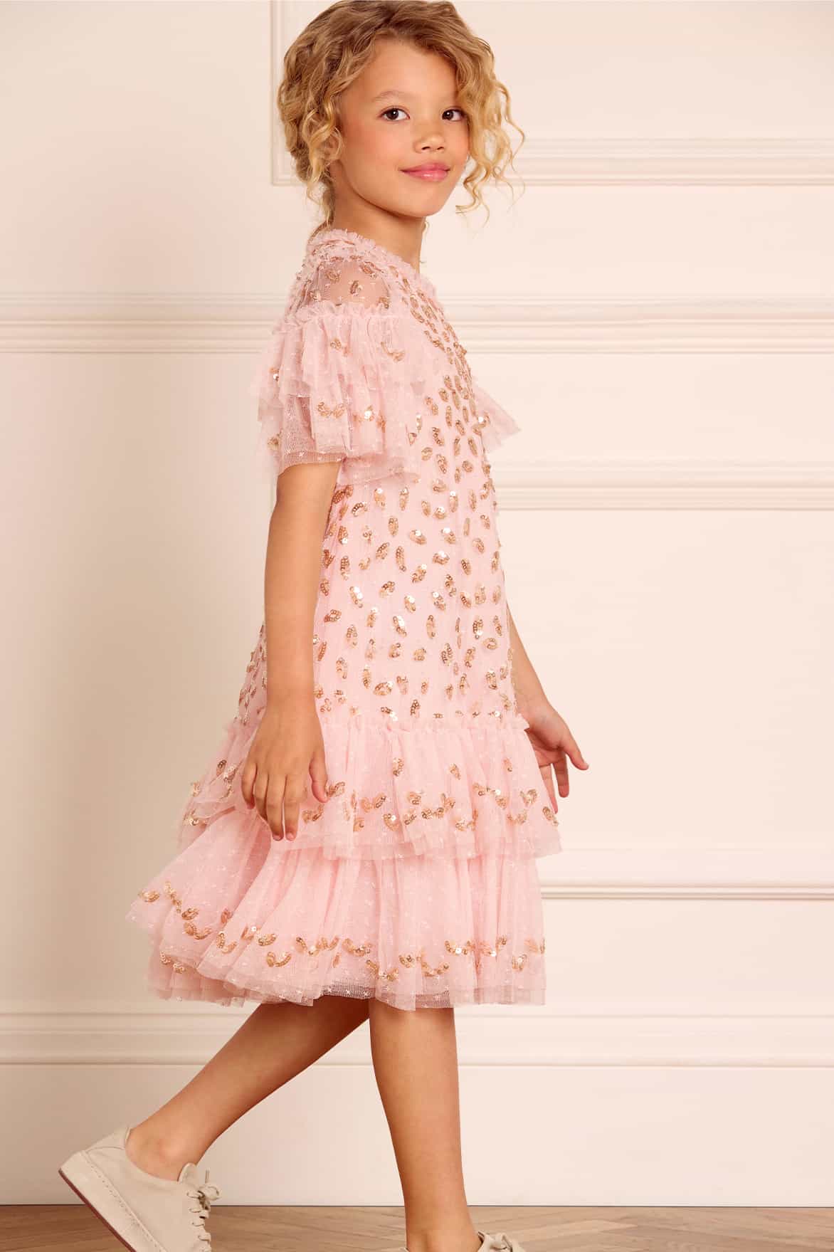 AUTUMN LEAVES KIDS DRESS