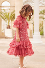 AUTUMN LEAVES KIDS DRESS