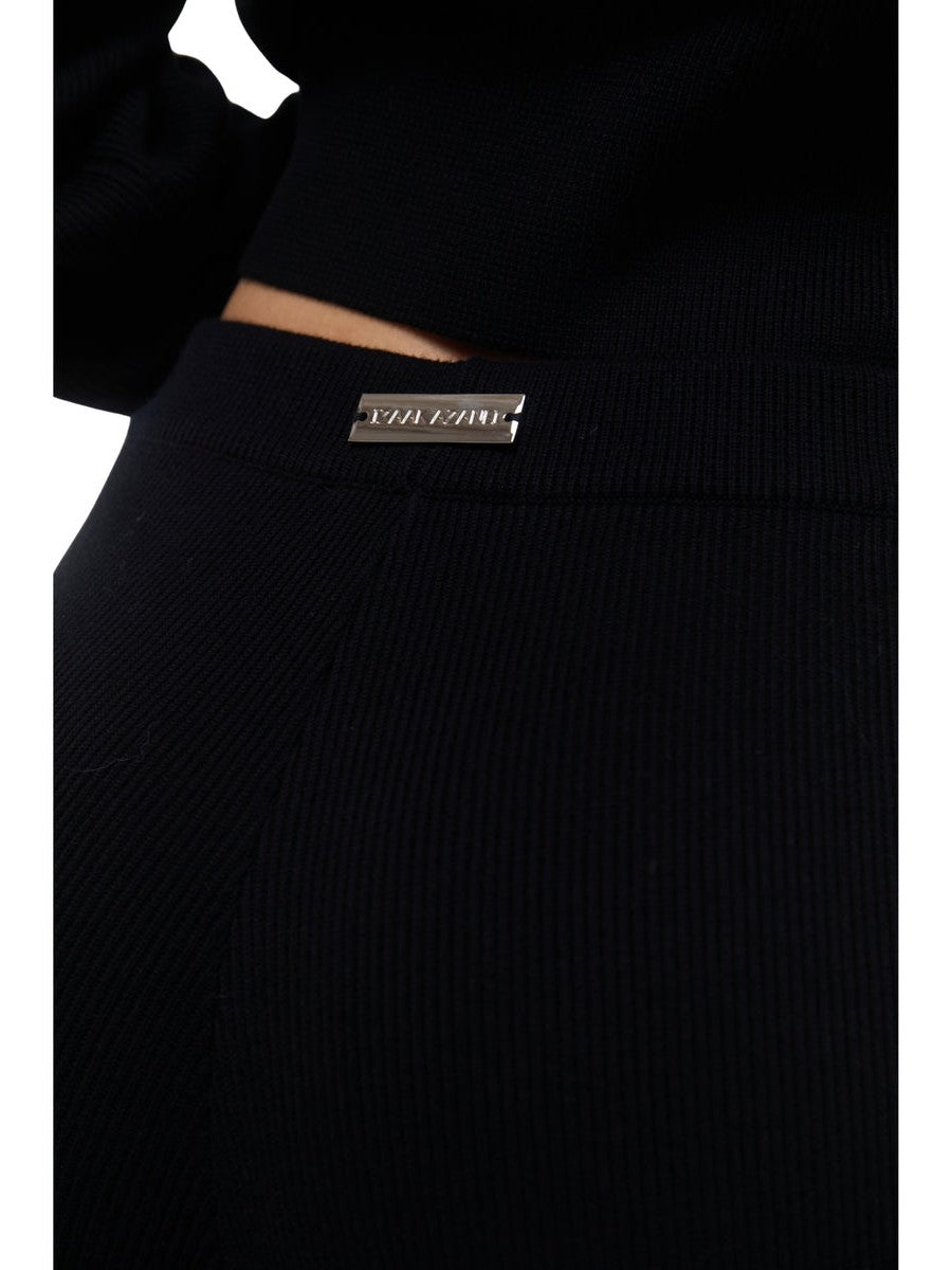 The flared pants in black