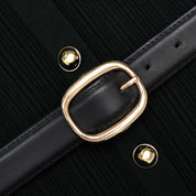 BLACK BANDEAU KNIT MAXI DRESS