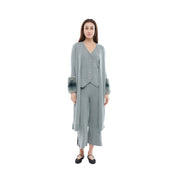 THE LONG CUFF CARDIGAN IN MEADOW